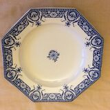 Set of 18 plates Sarreguemines sinceny XlXème