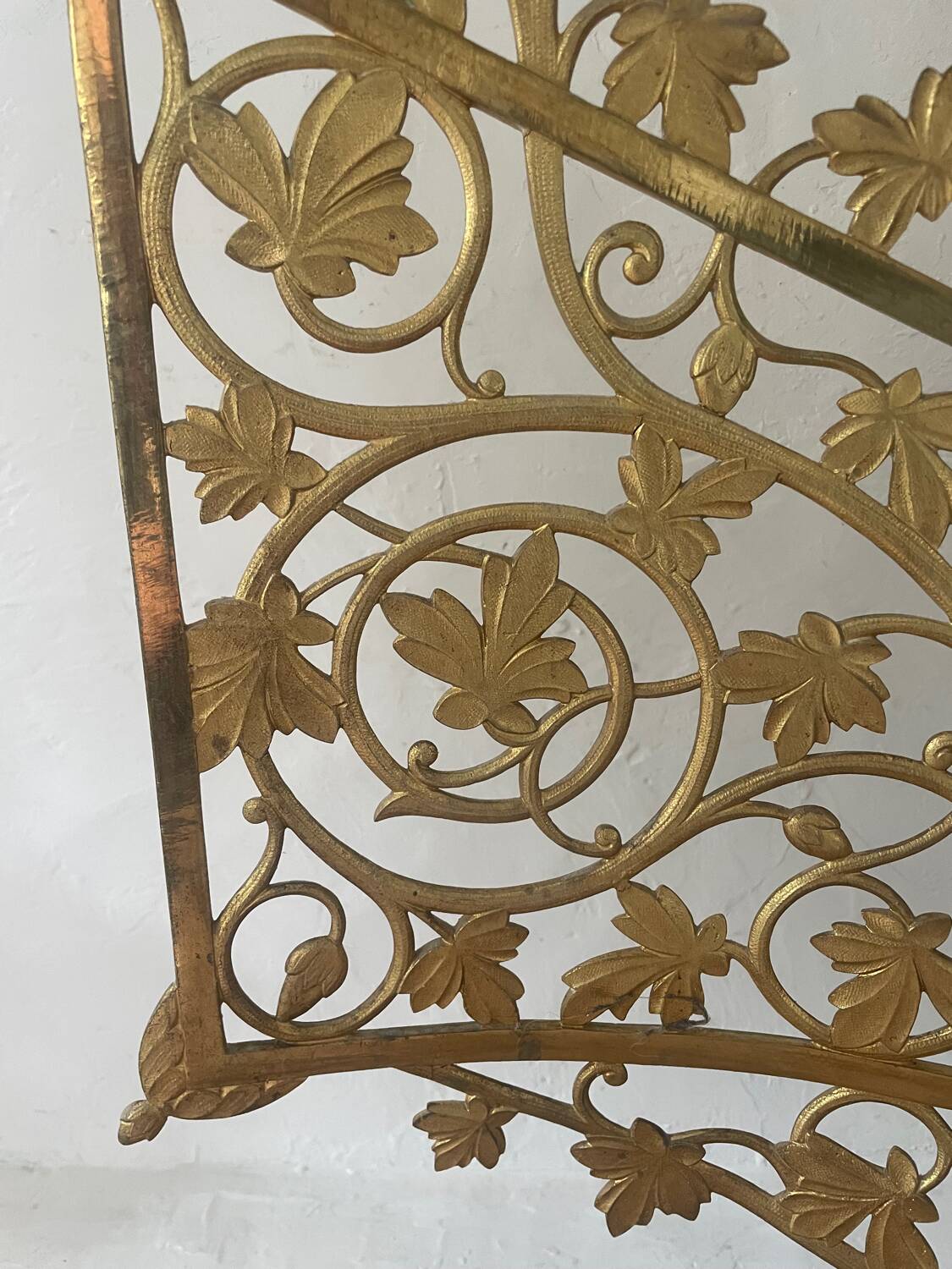 Gilded bronze candlestick from the end of the 19th century