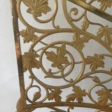 Chandelier en bronze doré, fin XIXème