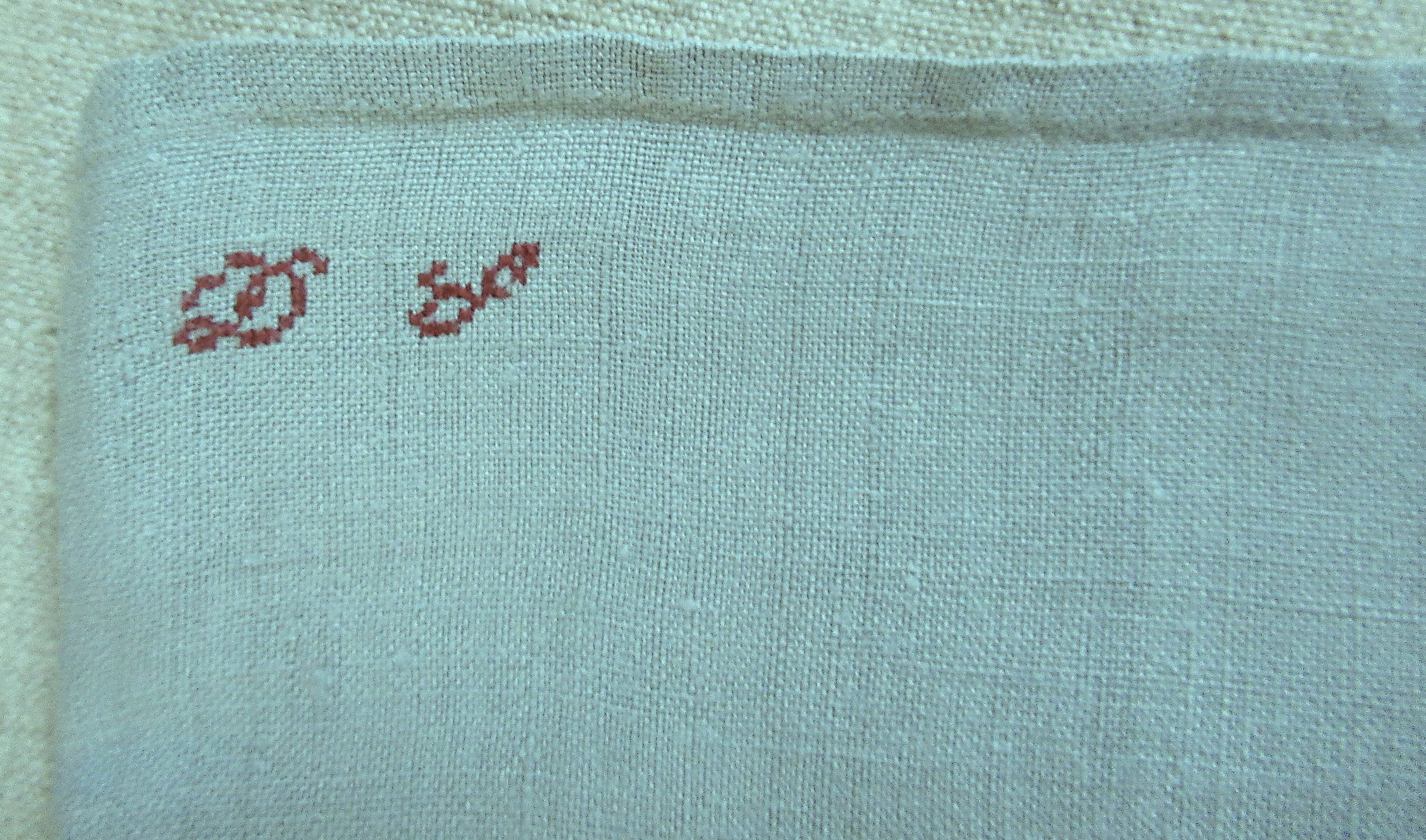 Nappe fine toile de lin 150 x 205 cm