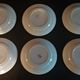 Series of six flat plates Moulin des loups Orchies model Prisca 50s