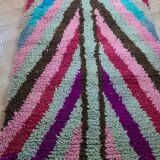 Tapis couloir  berbère bohemian en laine fait main  300 X 100 CM