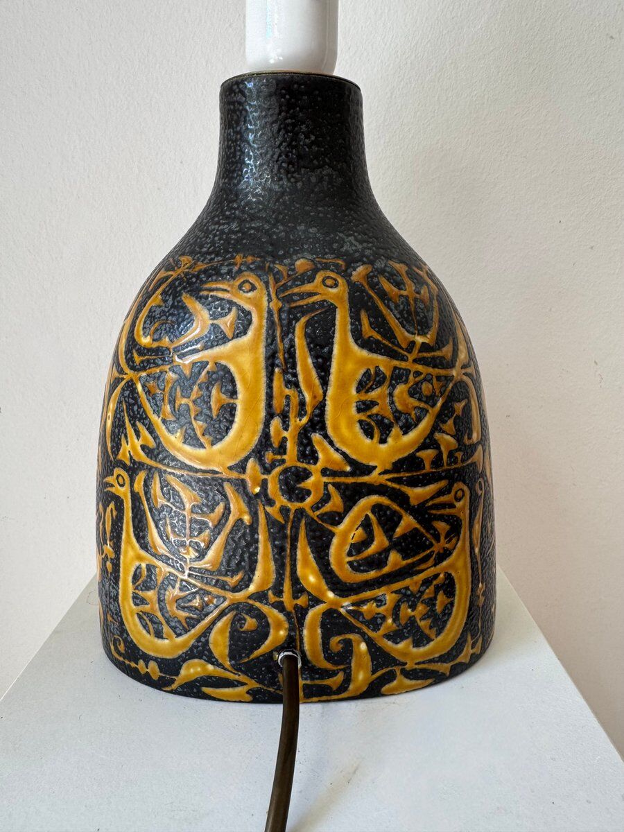 Lampe de table par Nils Thorsson pour Royal Copenhagen, années 1970.
