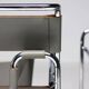 Wassily chair in grey leather by Marcel Breuer for Gavina, 1960, signed.