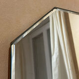 Old vintage beveled mirror 60x41cm