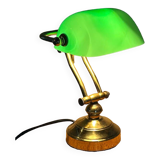 Vintage retro notary banker lamp