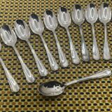 Set of 11 BOULENGER silver-plated metal teaspoons