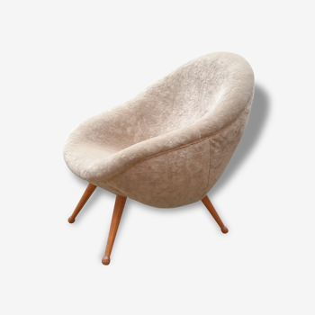 Fauteuil oeuf egg année 50