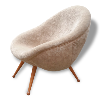 Fauteuil oeuf egg année 50