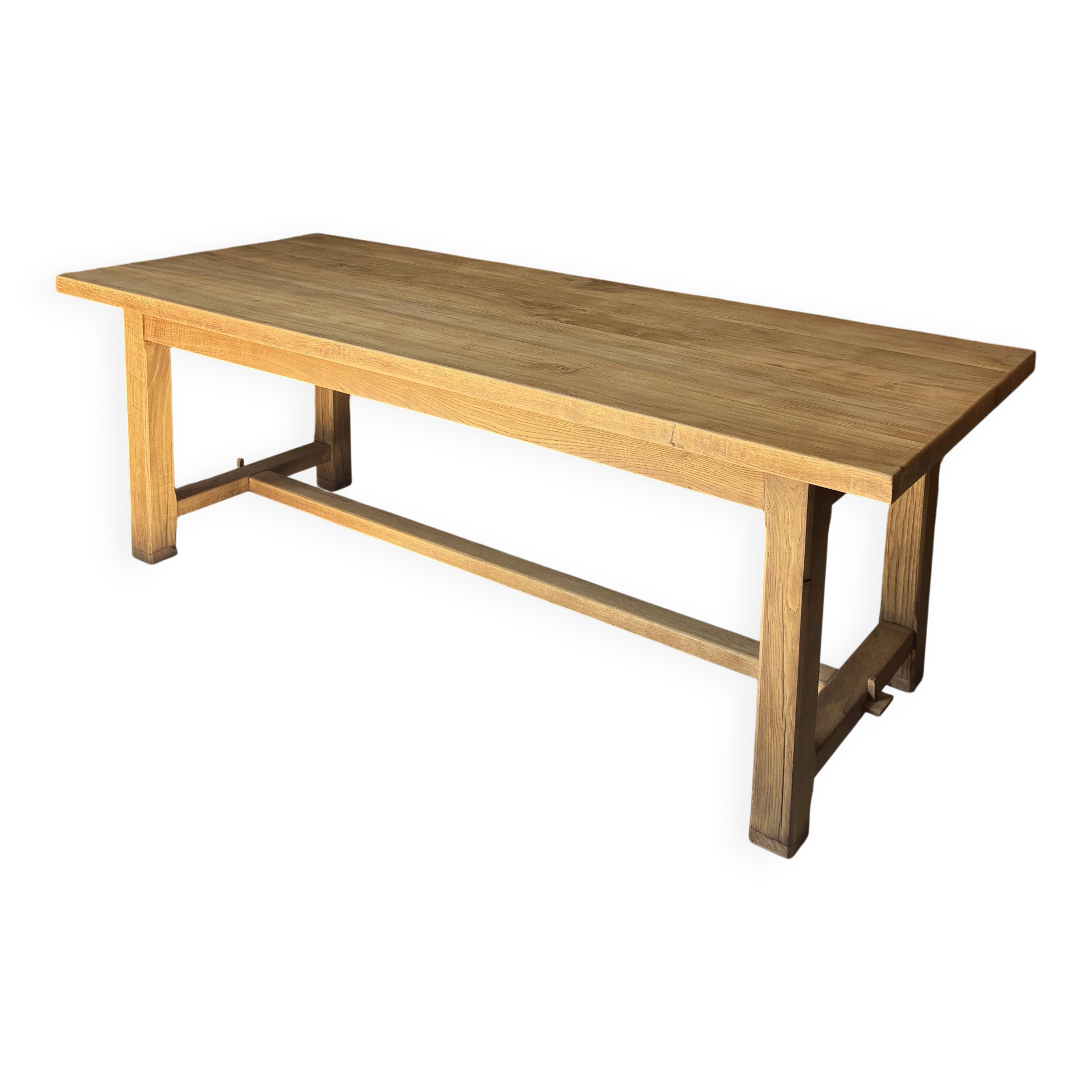 Solid oak farmhouse table