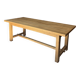 Solid oak farmhouse table