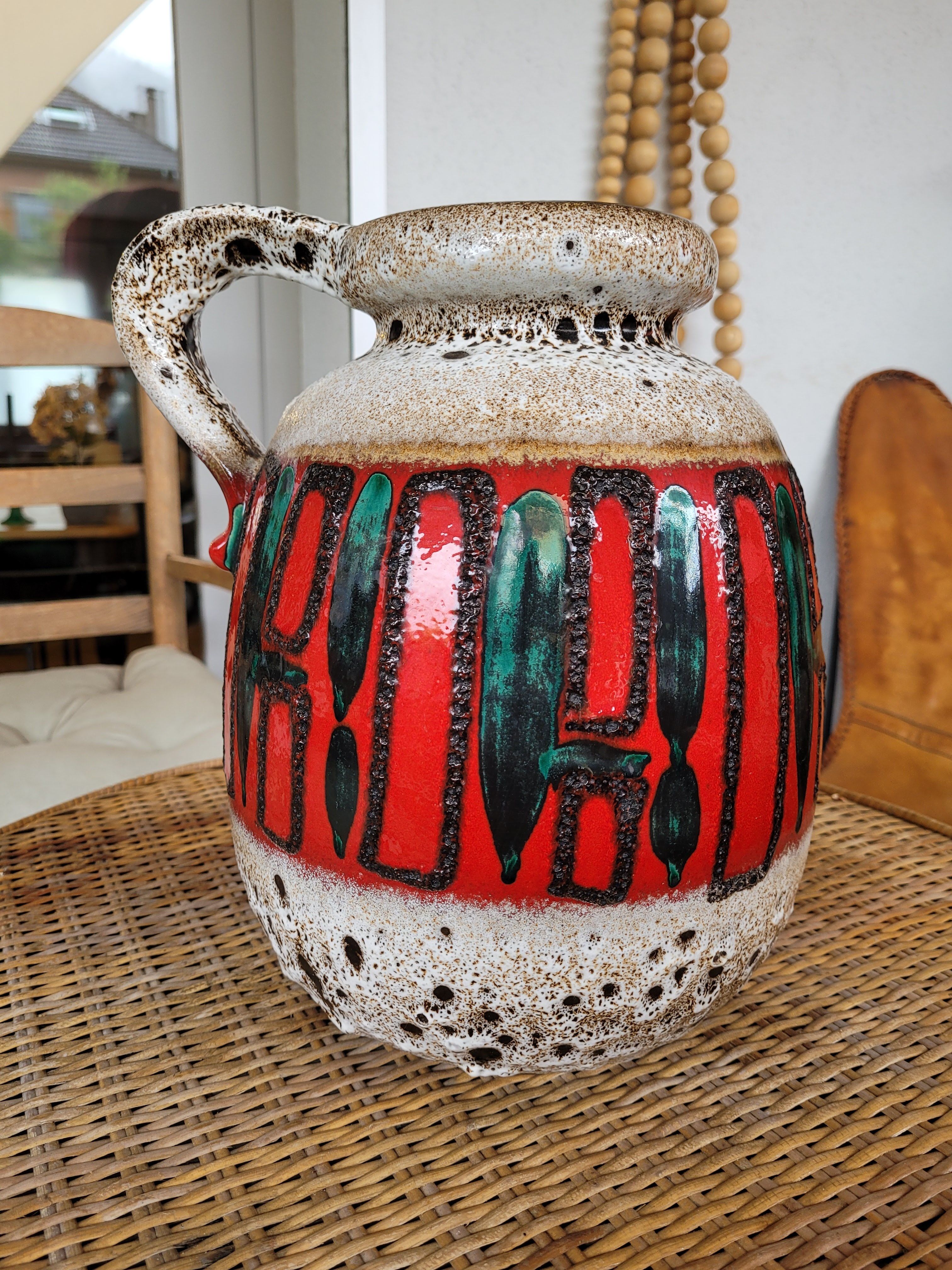 Vase West Germany fat lava 70