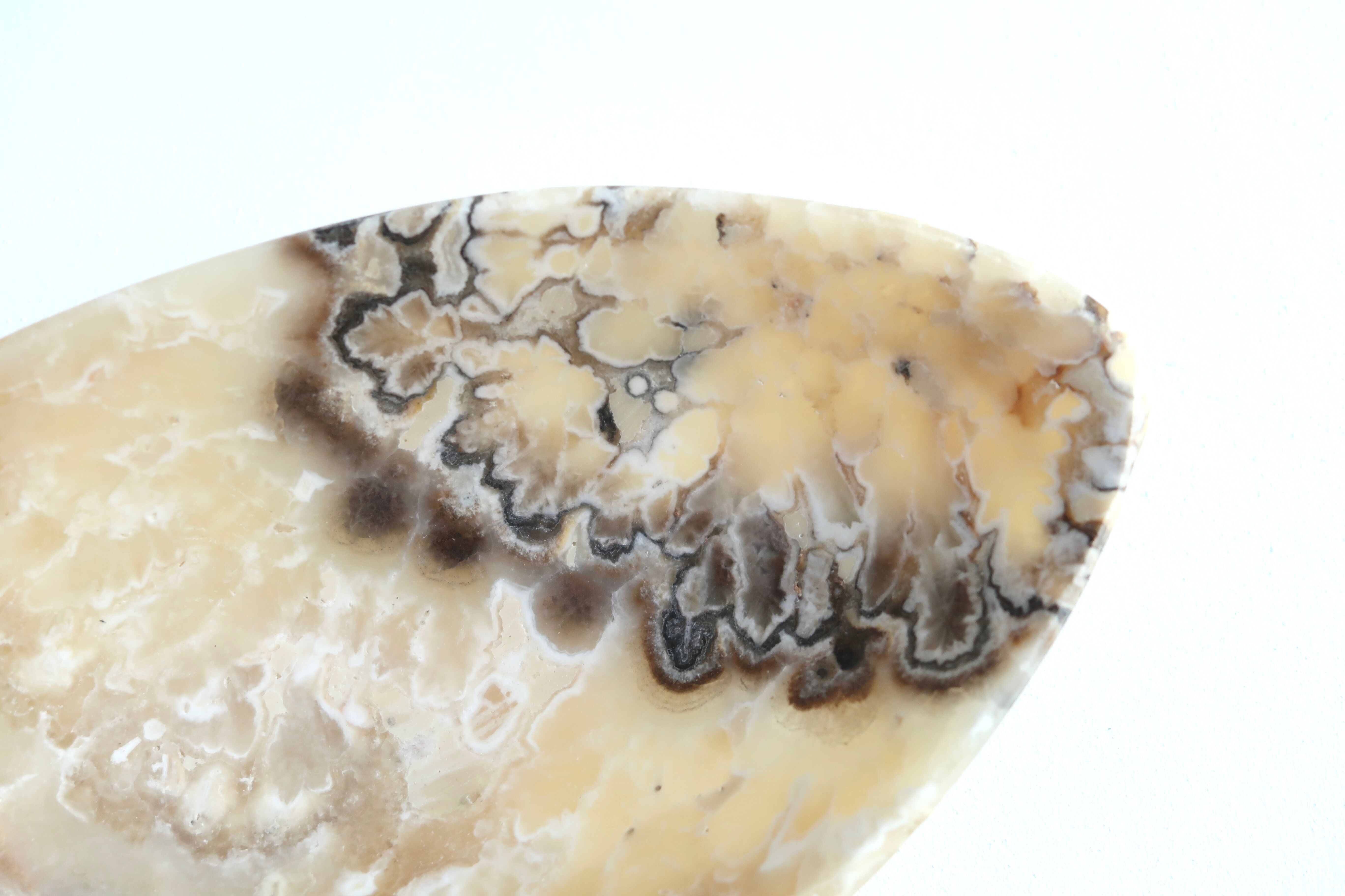 Mexican tidy in carved stone, 70s