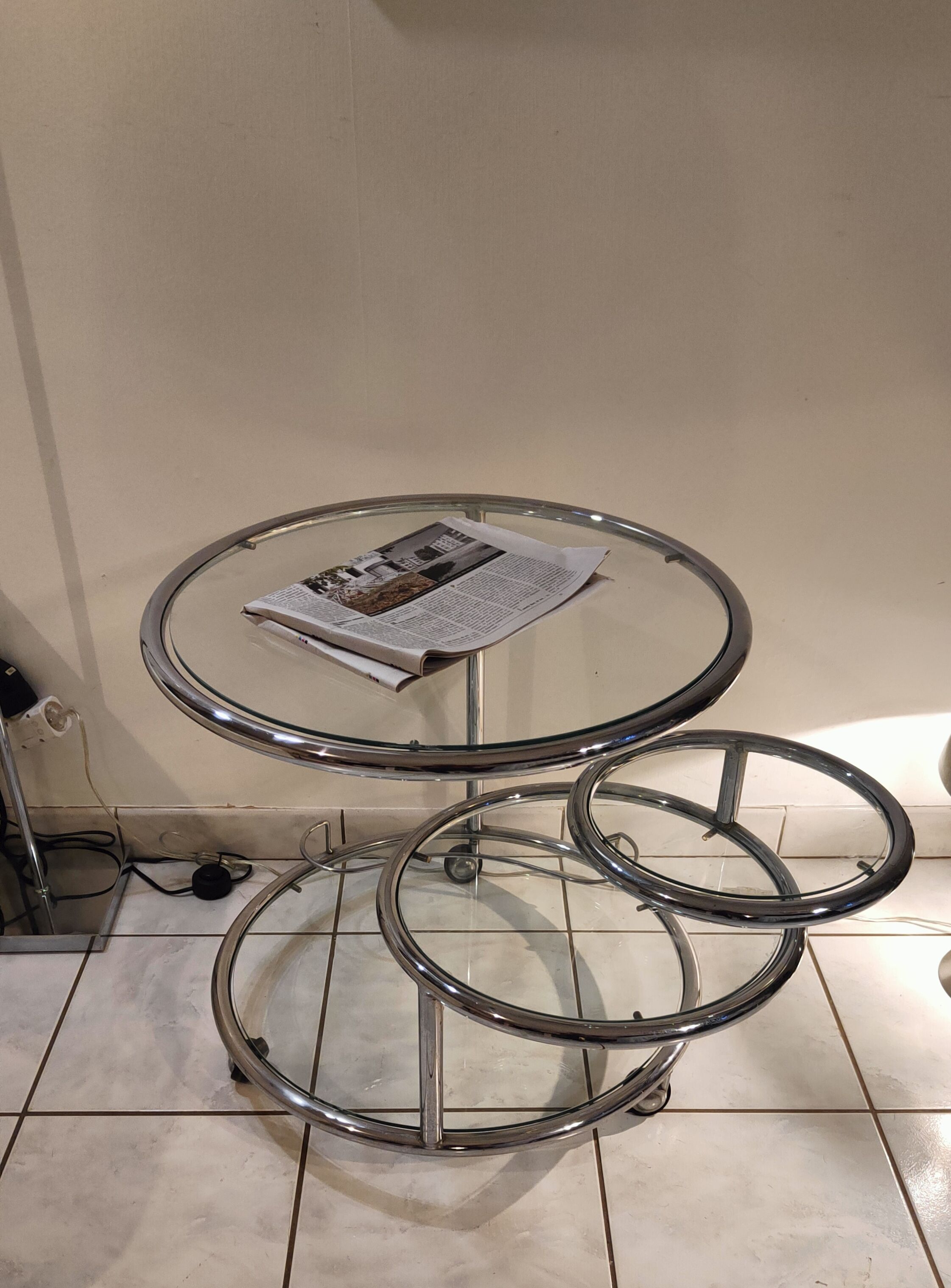 Modular trundle table 1970