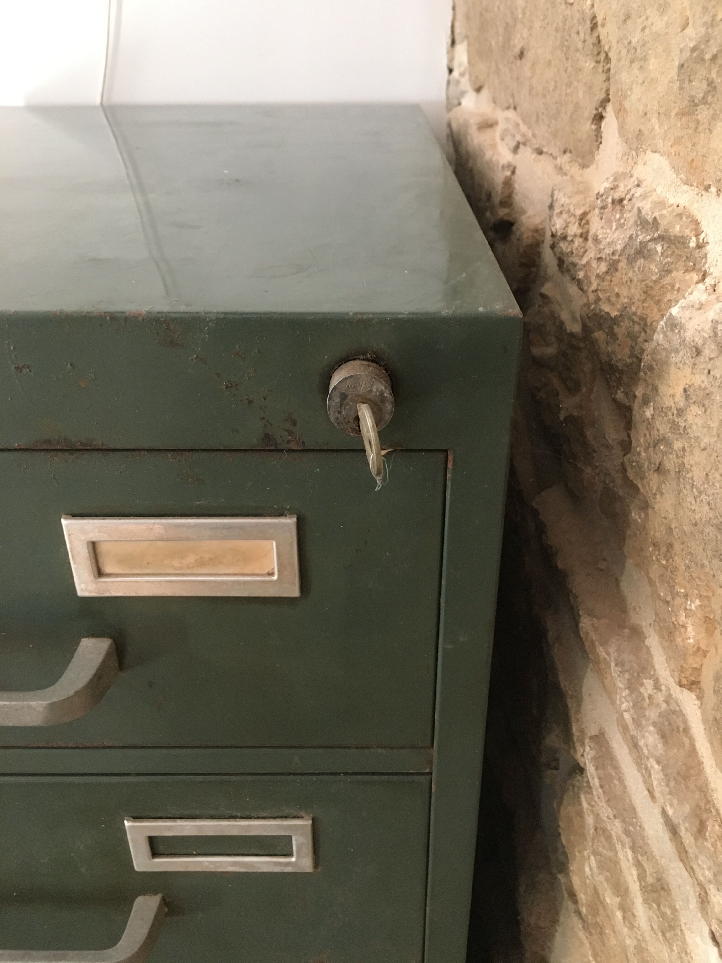 5-drawer Metal drawer shall Strafor, strasbourg forges