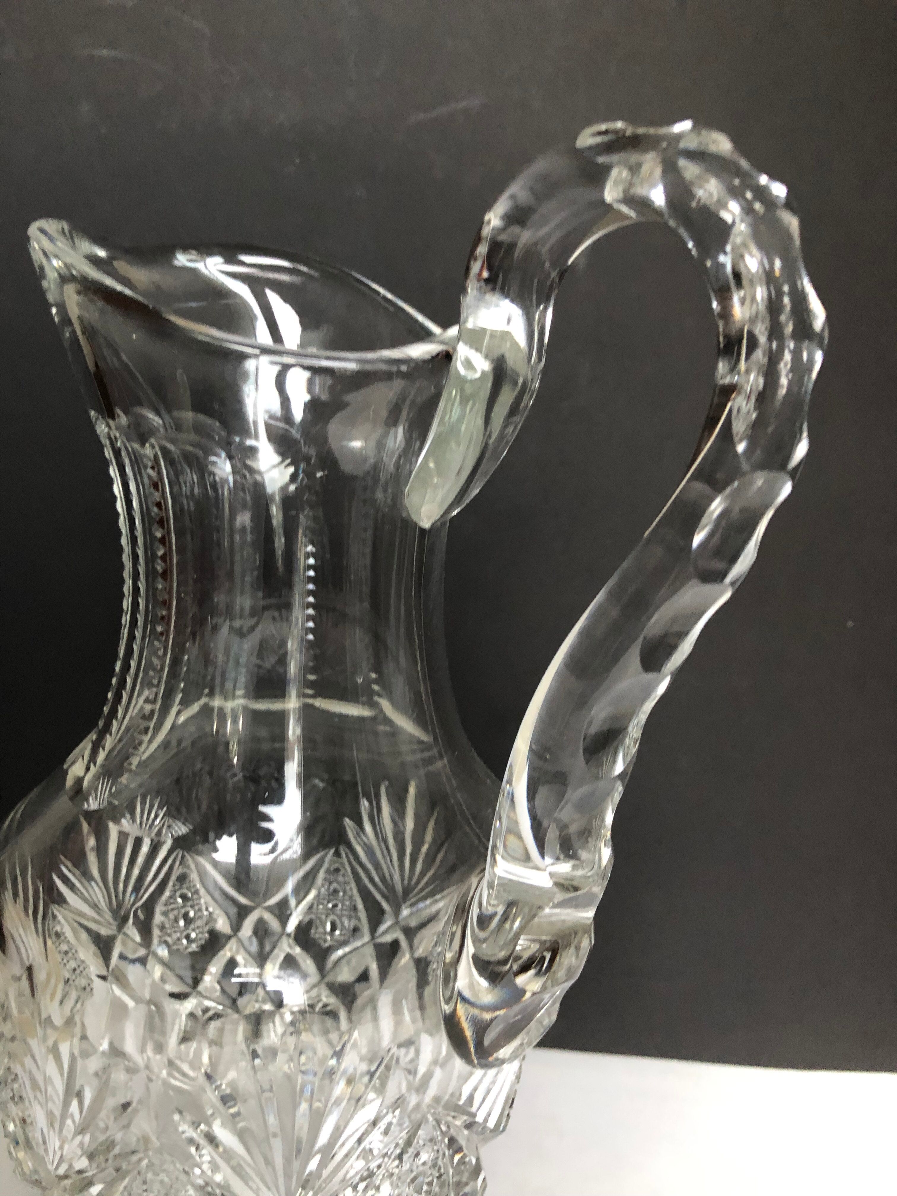 St. Louis crystal pitcher