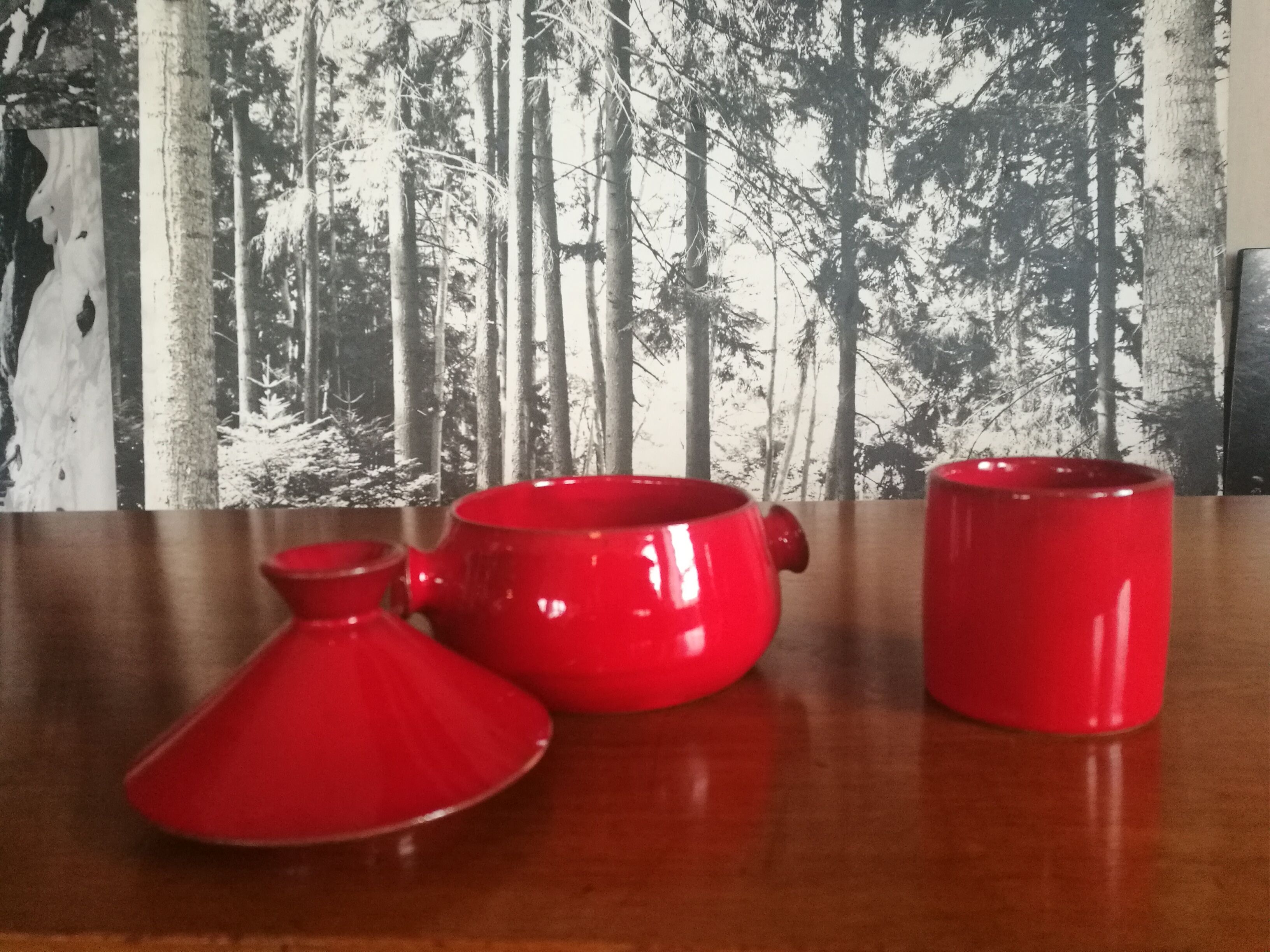 Lidpot and Cup Grandjean Jourdan Vallauris