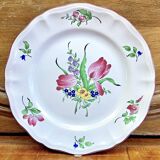 6 old Luneville flat plates, Réverbère model