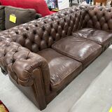 3-seater sofa in Chesterfield leather