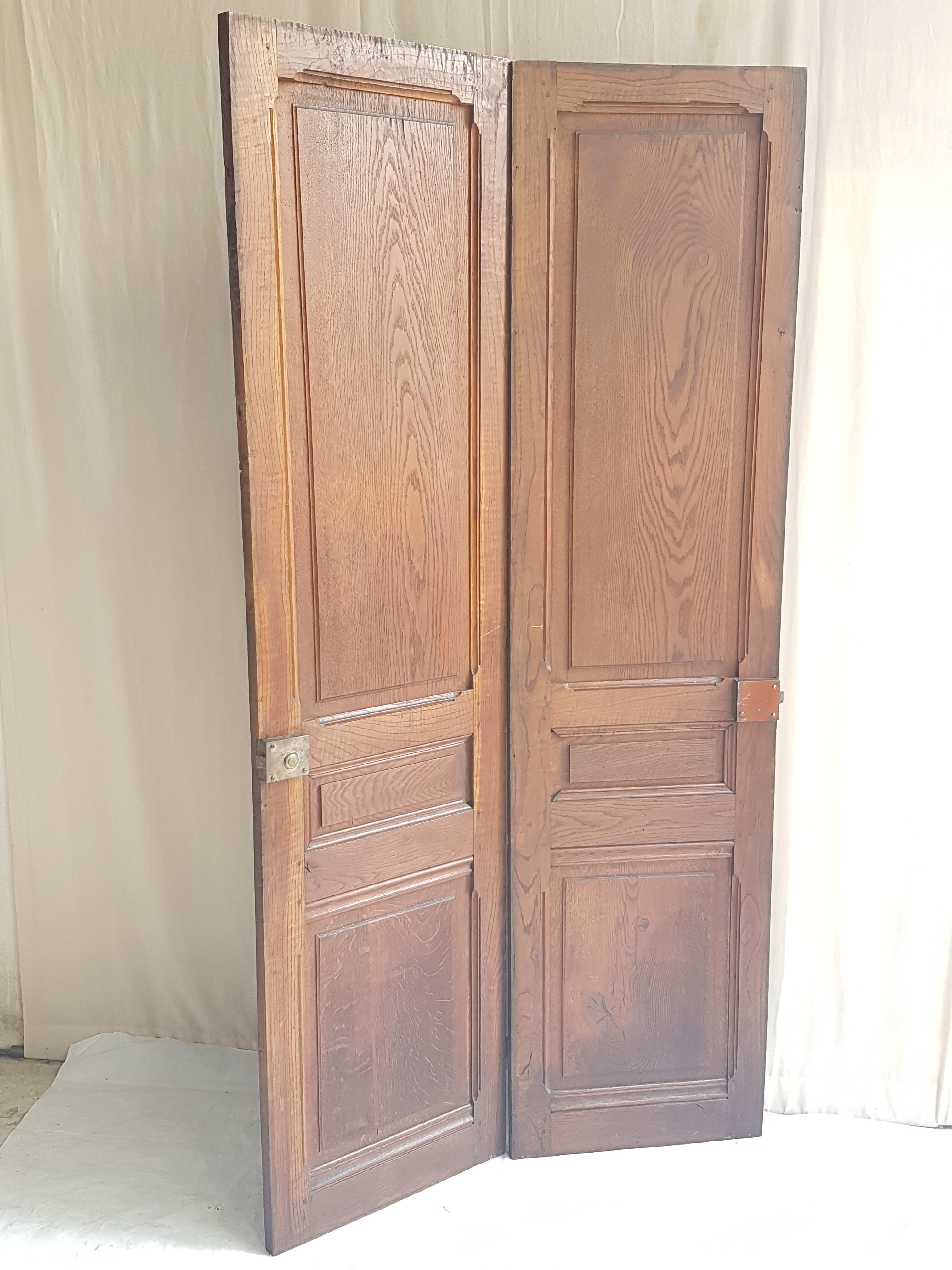 Old oak cabinet doors