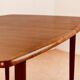 Table à manger scandinave à double rallonge