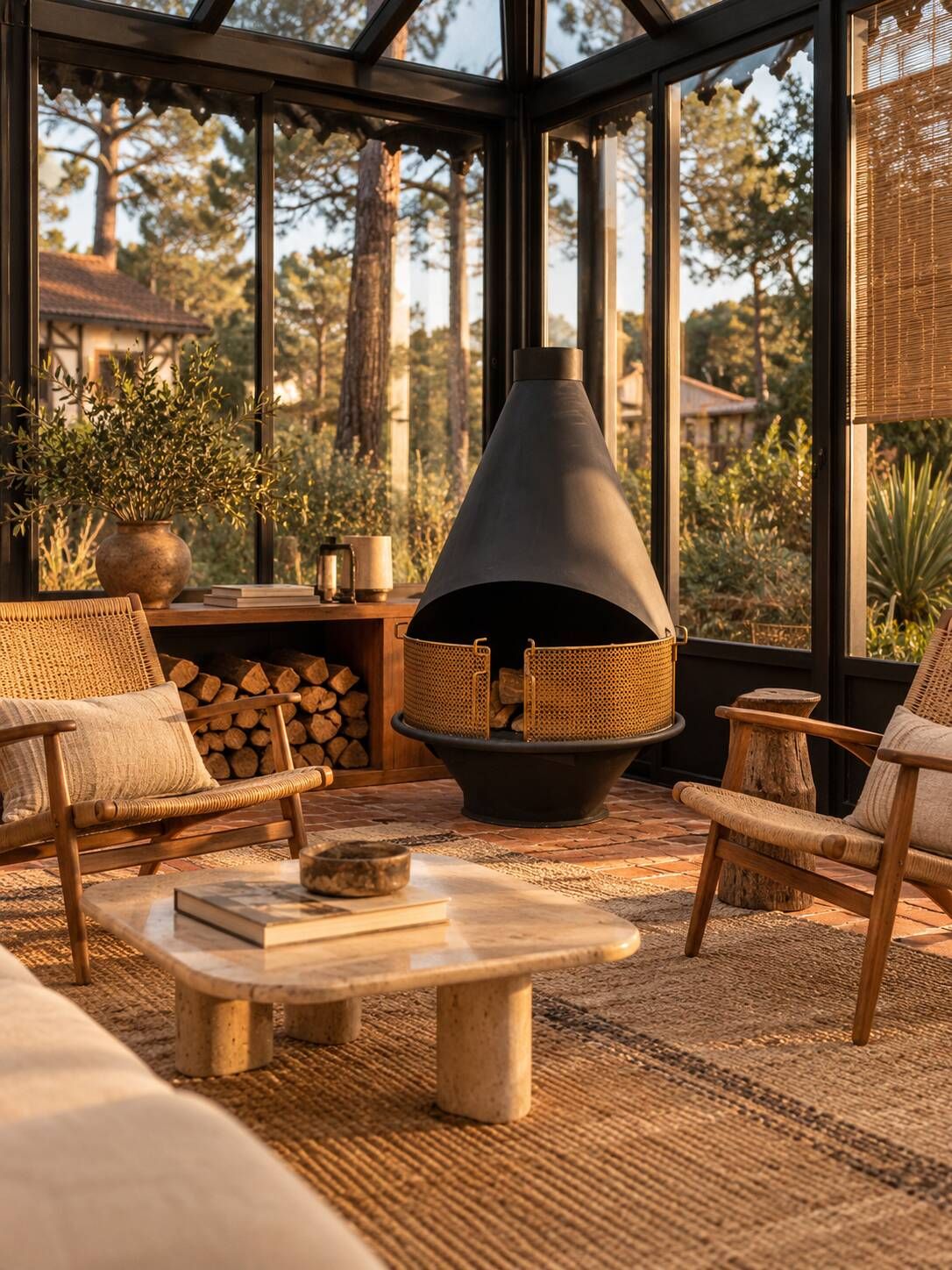 Open-fireplace - 1970s