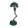 Lampe articulée à poser en bronze, laiton laqué vintage 50s