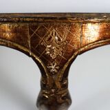 Vintage painted wooden console wall shelf