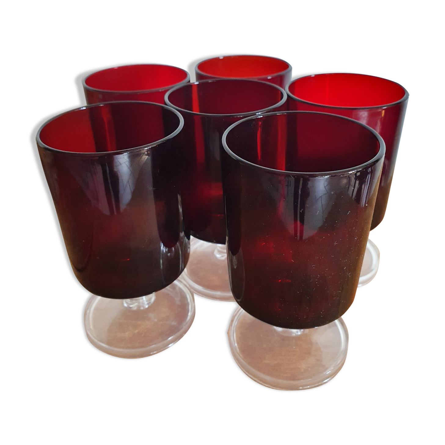 6 luminarc glasses