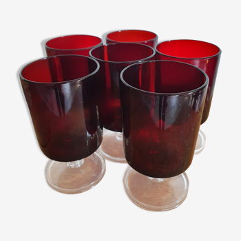 6 luminarc glasses