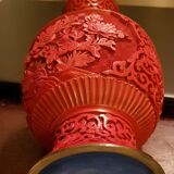 Chinese vase in cinabre