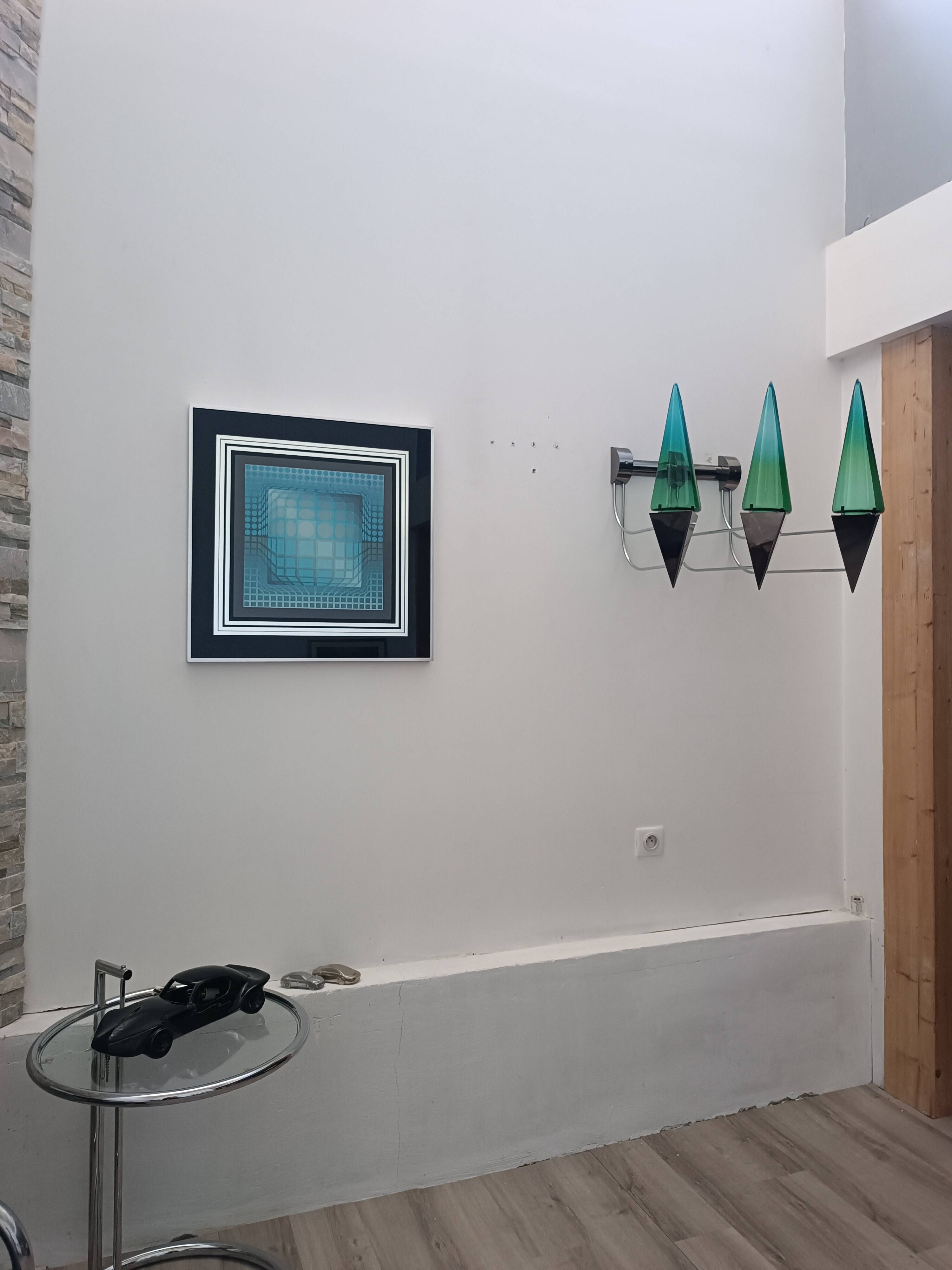 Important applique by Guido De Majo for DMI 1970s