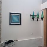 Important applique by Guido De Majo for DMI 1970s