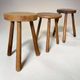 Vintage round side table / plant table / stool