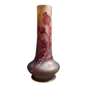 Vase soliflore aux chardons