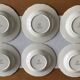 6 antique deep plates in Sarreguemines earthenware