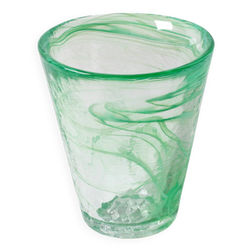 Kosta Boda Green Glass 'Mine' by Ulrica Hydman Vallien / Sweden / 2002