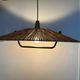 Scandinavian suspension in rope and teak - ufo - 60s 70s