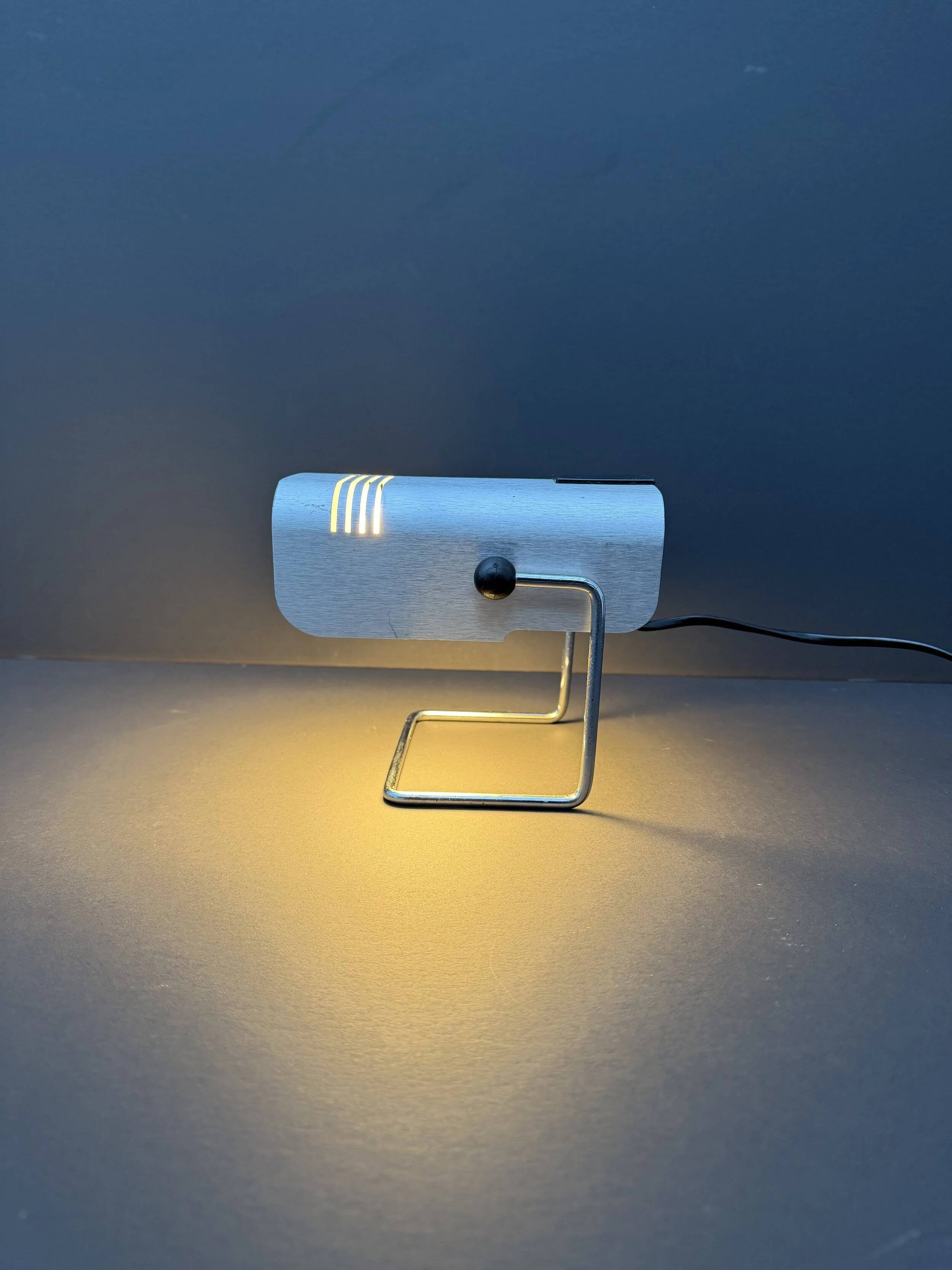 Adjustable lamp by Targetti in metal, Italy 1970.