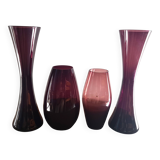 4 50s designer vases