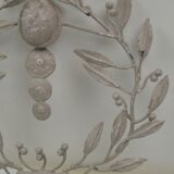 Set of 3 wall sconces in painted metal