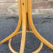 Antique French Art Deco Parrot Coat Rack Curved Wood Baumann