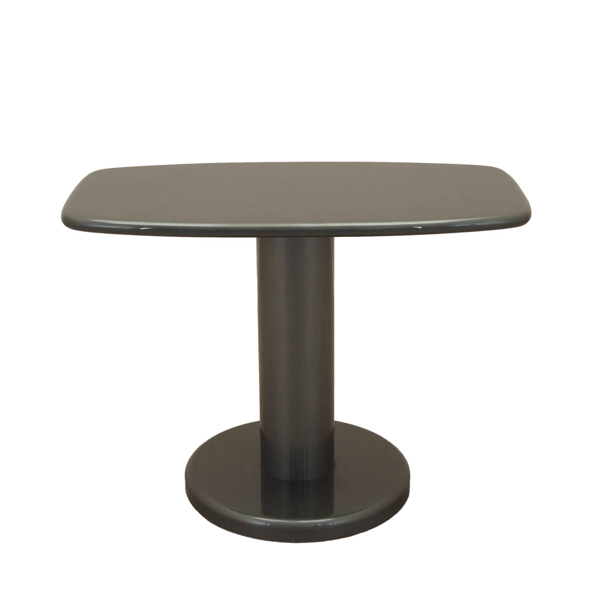 Grey coffee table, Italian design, 1970s, made in Italy