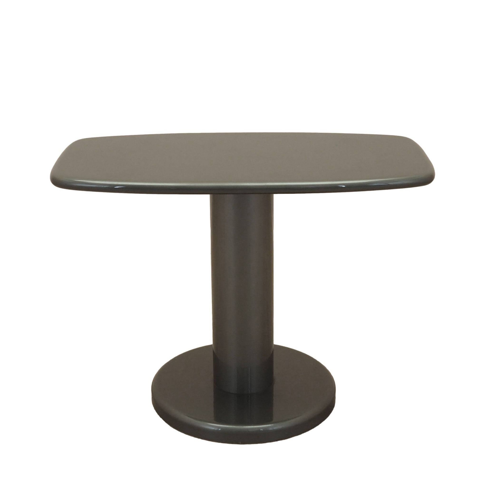 Grey coffee table, Italian design, 1970s, made in Italy