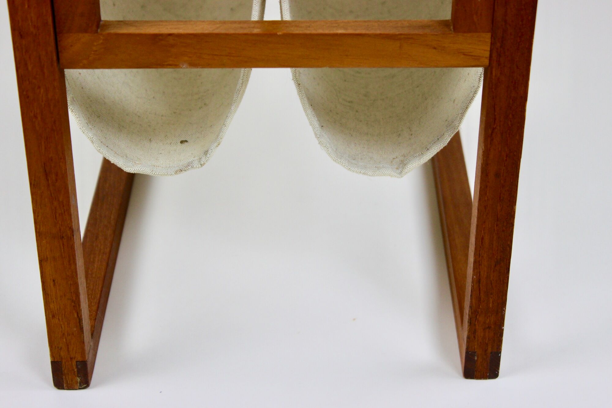 Magazine holder by Henning Wind-Hansen for Sika Møbler, magazine rack Danish Design