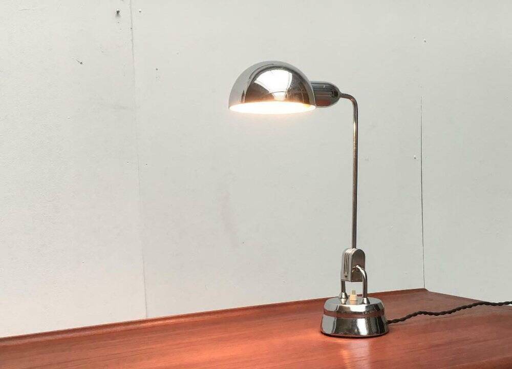 French table lamp type 600 from the mid-century by Charlotte Perriand for Jumo, 1960s.