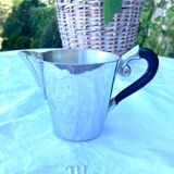 Pot à lait en étain brillant « Étains du Manoir »