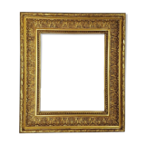 Old frame around 1850 wood - stucco, beaded interior edges, 52x48 hardwood 38x32 cm SB