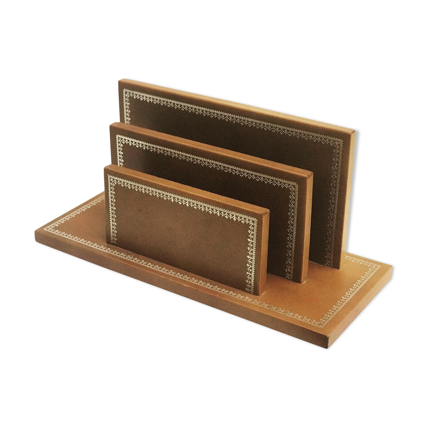 Leather letter holder