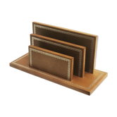 Leather letter holder